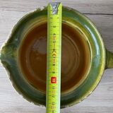 Pitcher  vintage green alsatian pattern
