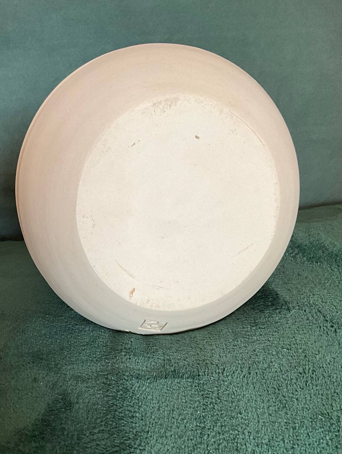 Vase céramique en grès beige