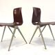 Lot of 4 vintage chairs Galvanitas S22 in the Netherlands