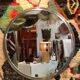 Miroir rond metal martelé 80cm