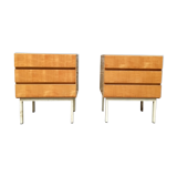 Mini pair of dresser bedside bedside end of vintage sofa 1950