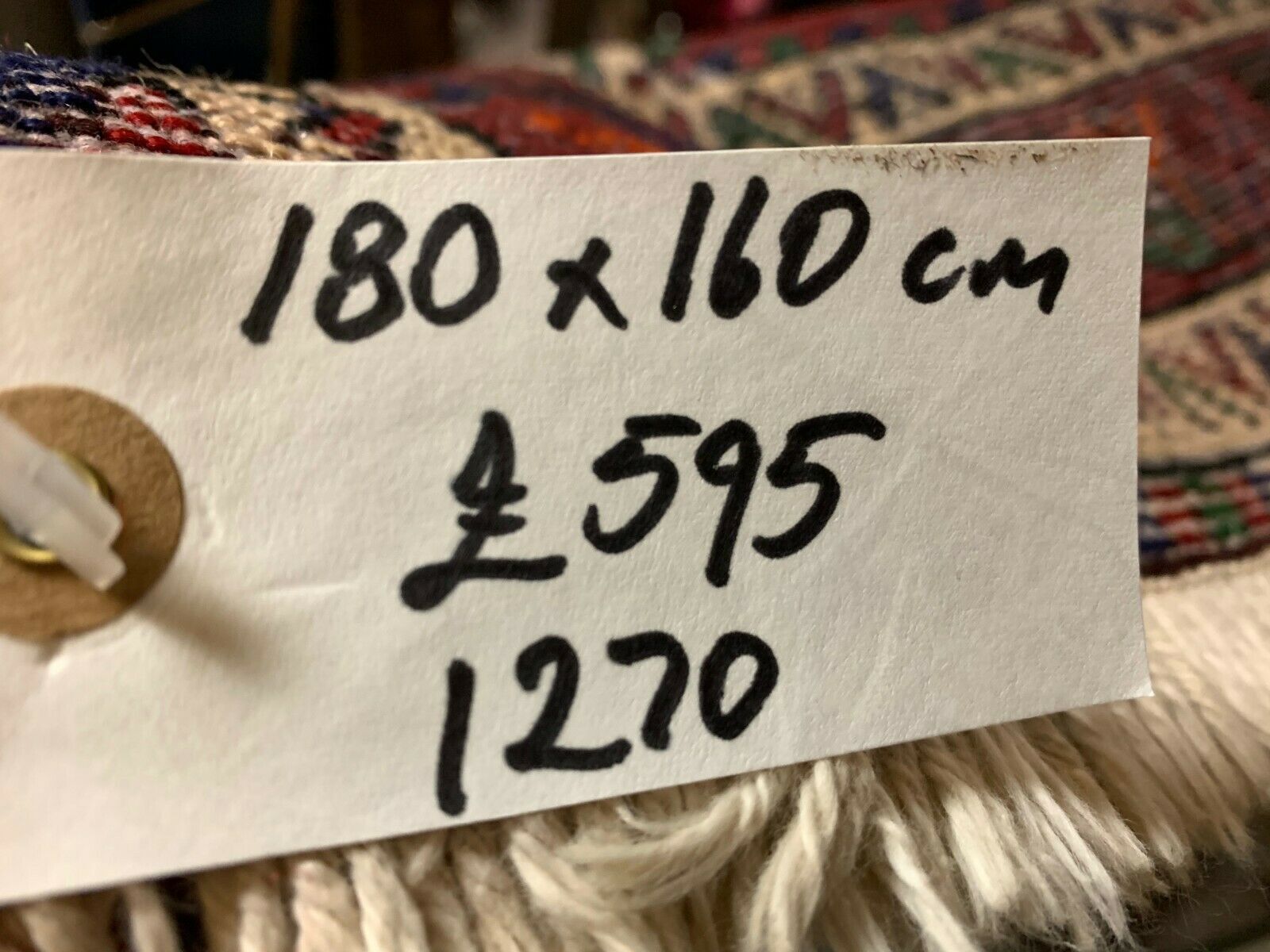 Old tribal zanjan rug 180x160 cm