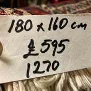 Old tribal zanjan rug 180x160 cm