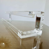 Plexiglas towel rack 70s
