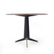 Vintage table with a round top and central base, 1950s.