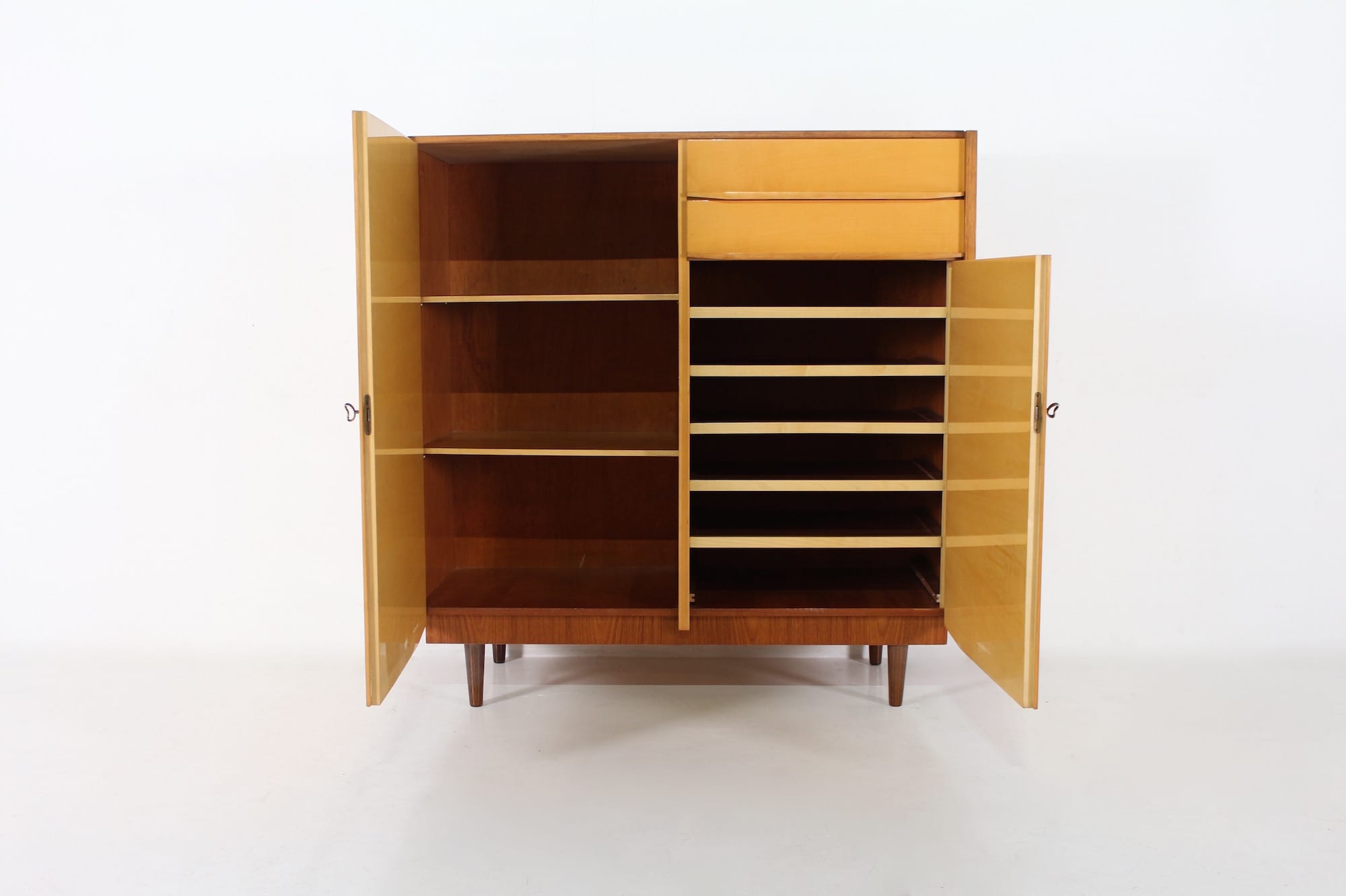 1950s Modernist High Closet Buffet