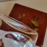 Val St Lambert Crystal Pocket Ashtray