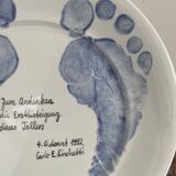 Figgjo dish, model designed by carlo linchetti, swiss artist, scandinavian design, feet decor