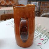 Ceramic orangeade service with 5 cups