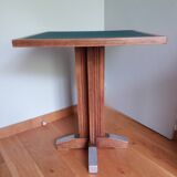 Art Deco game table pedestal table
