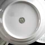 6 deep plates in Chartres porcelain on expensive Limoges paste