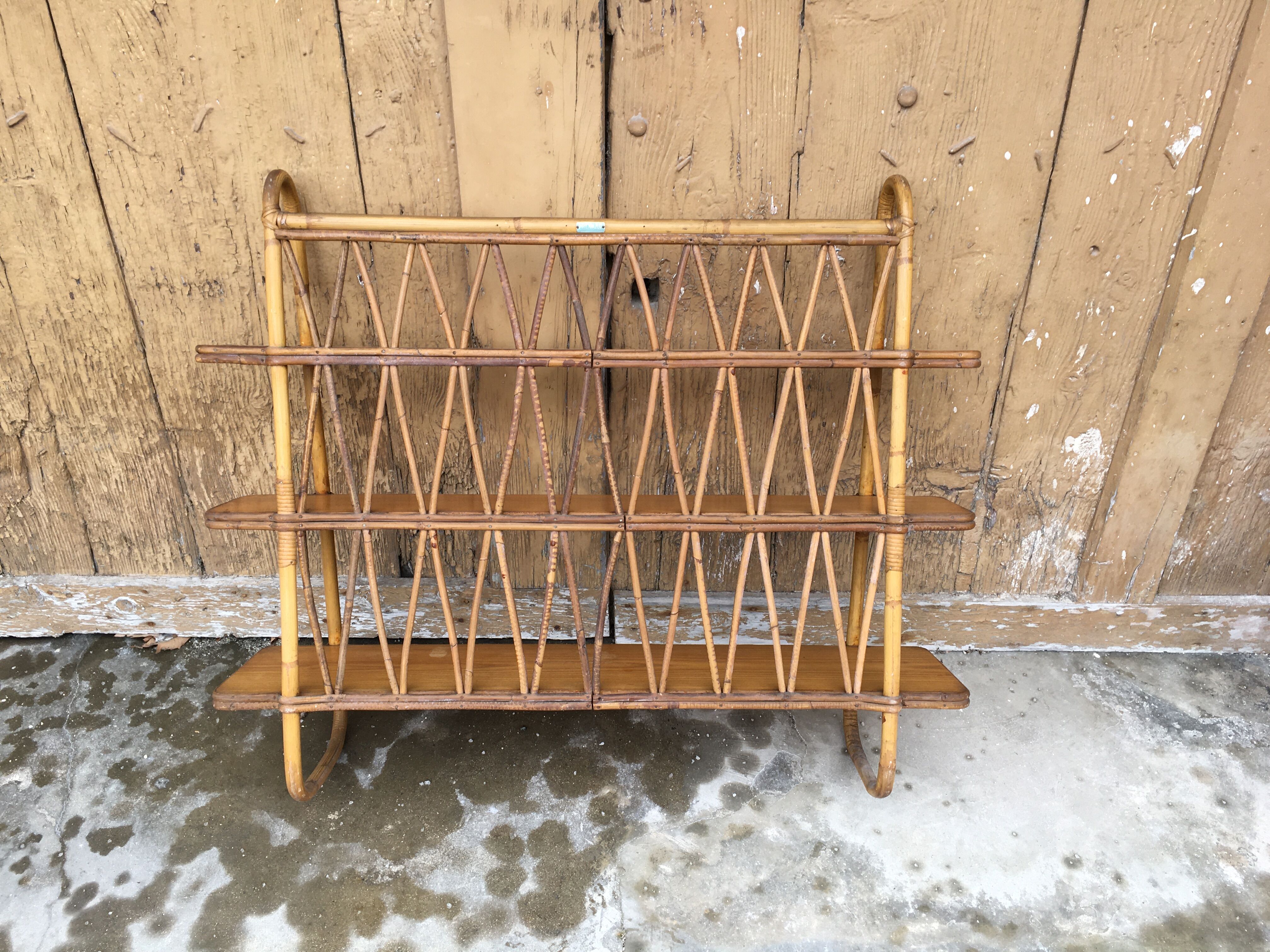 Decorazur rattan shelf