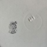 Plat saladier fleuri