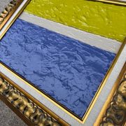 Modernist oil painting on canvas