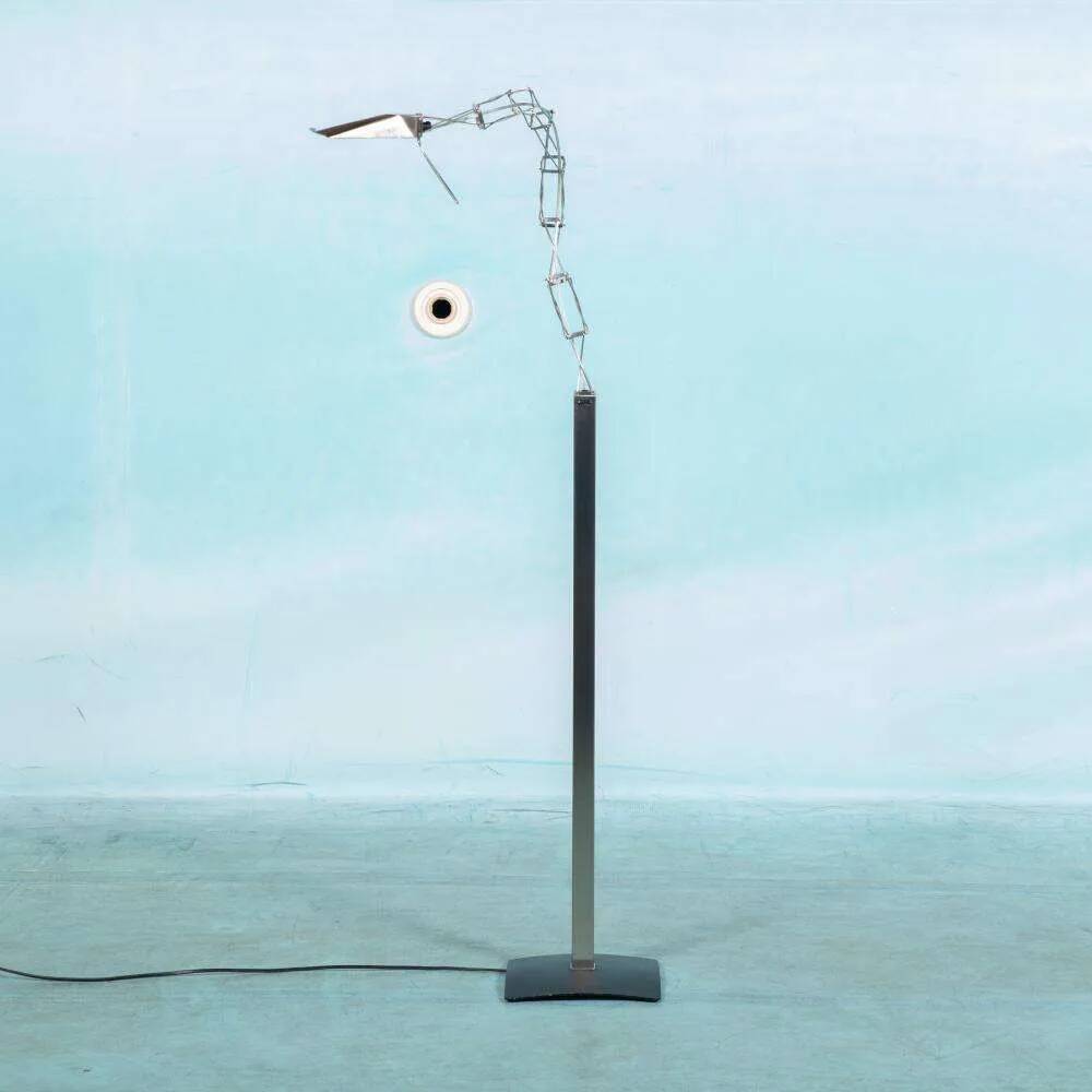 Postmodern Lumina floor lamp, minimalist Italian design lamp.