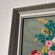 Peinture bouquet de fleurs tableau naïf