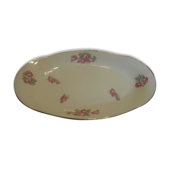 Flat oval BH porcelain from limoges
