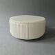 Wall or ceiling light in metal and matt white glass, 1950s