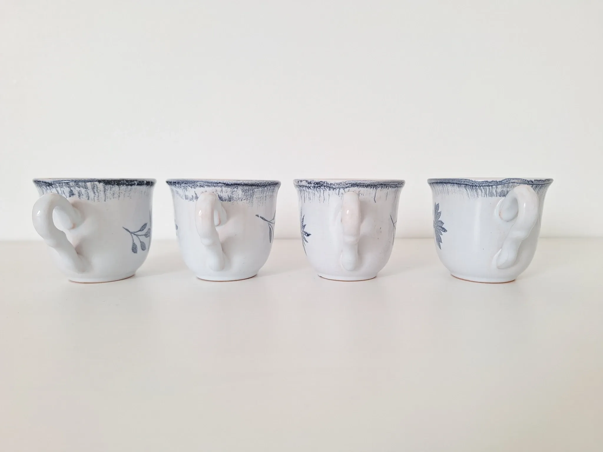 Blue coffee cup Niderviller 1970 - 1980
