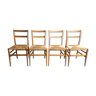 Set of 4 Leggera chairs by Gio Ponti