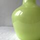 Pastel green opaline vase