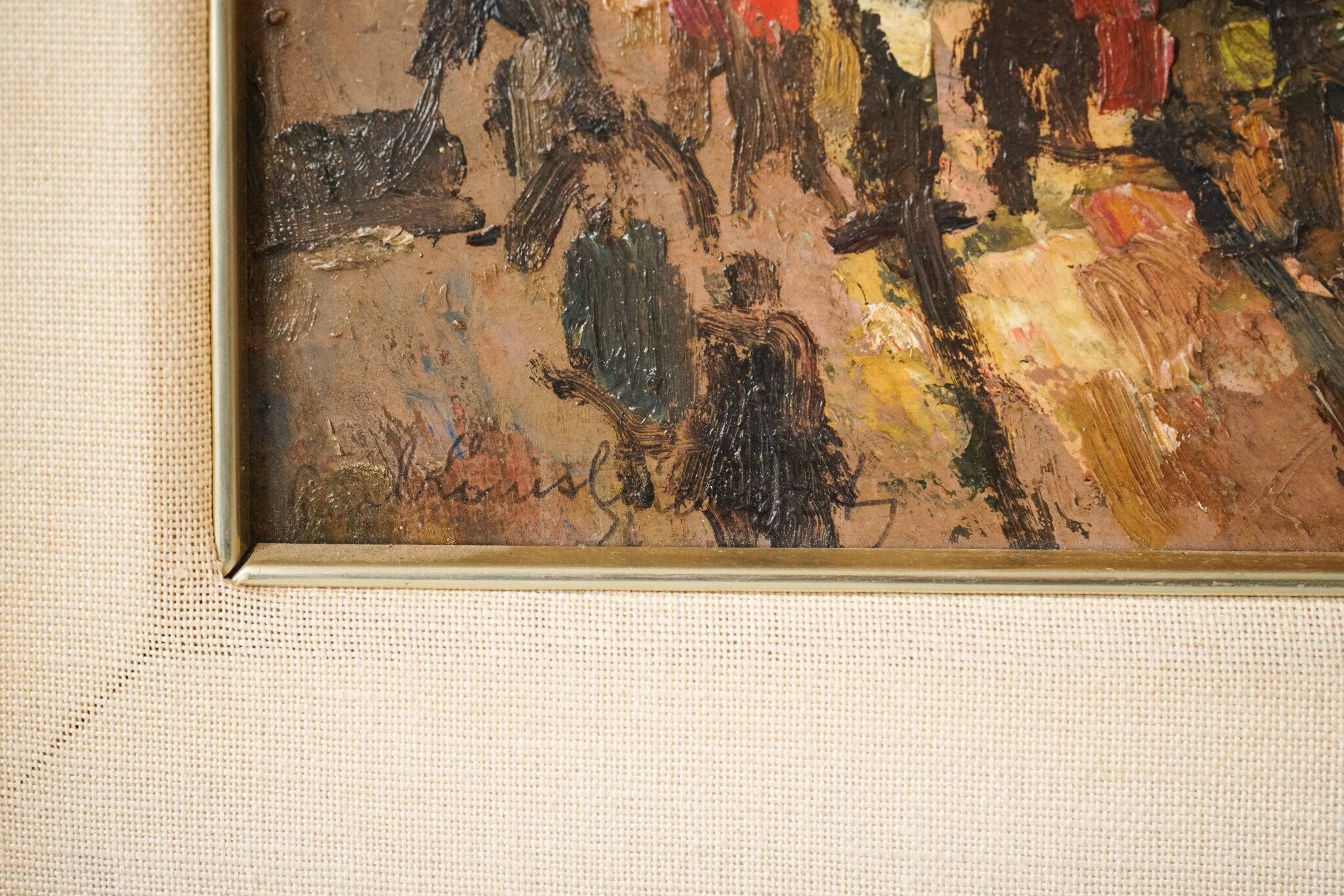 Impressionist oil - Study of a Cathedral