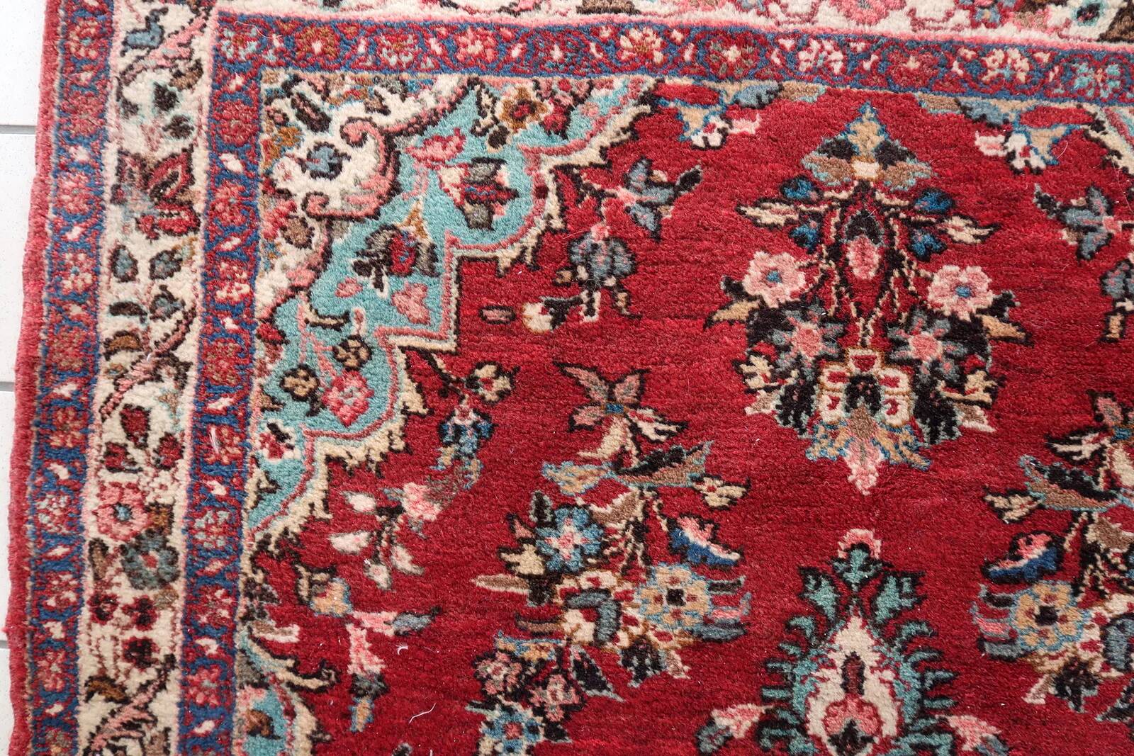 Handmade vintage Persian Malayer rug 127cm x 193cm, 1950s