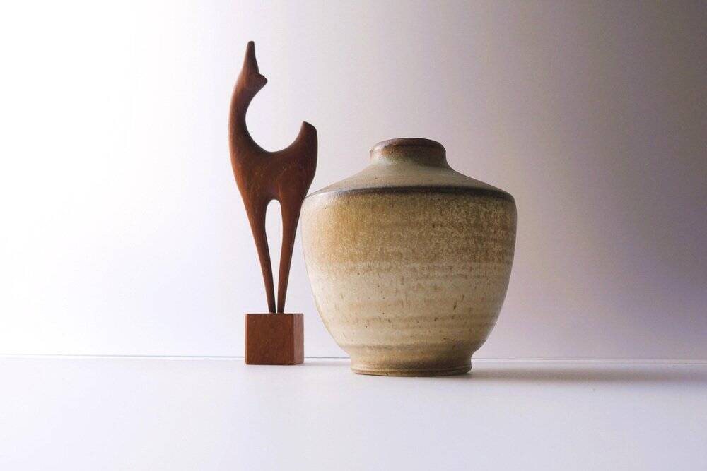 Vase en céramique par Arthur Andersson pour Wallåkra