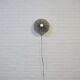 Vintage wall lamp in pleated fabric