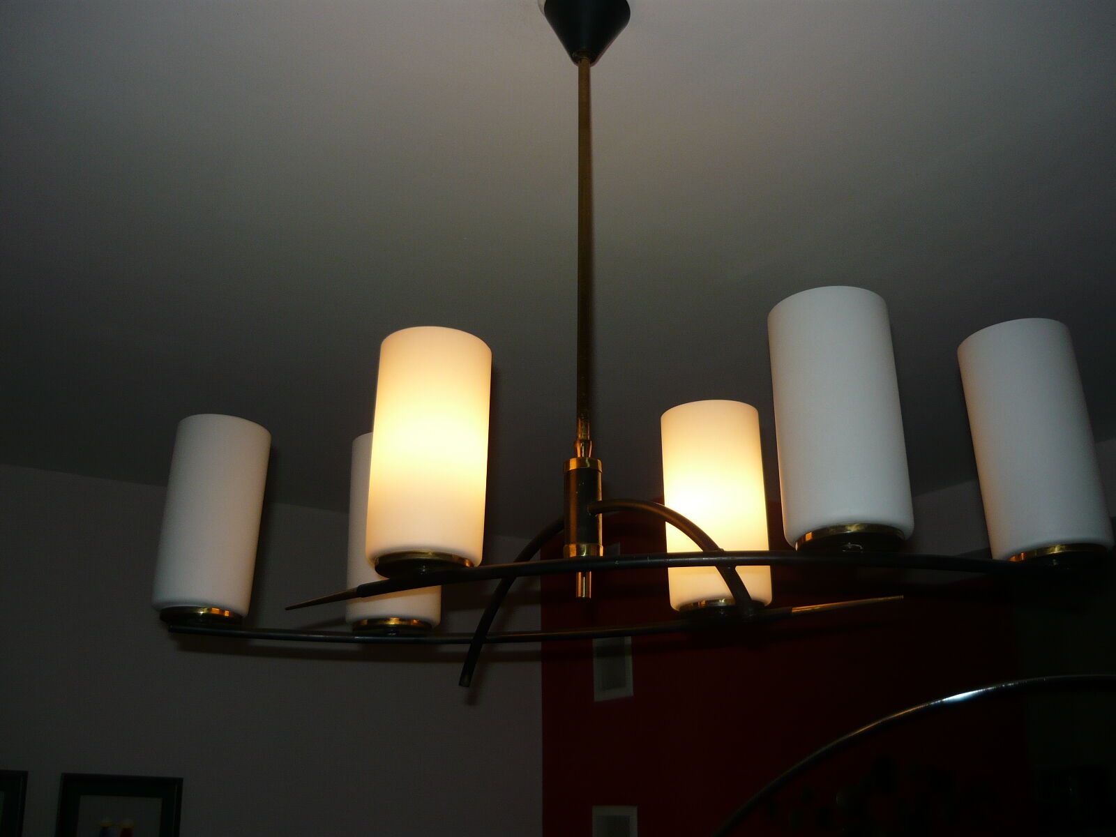 Lustre Arlus des années 50 6 feux