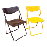 Pair of Ikea folding chairs from the 80s