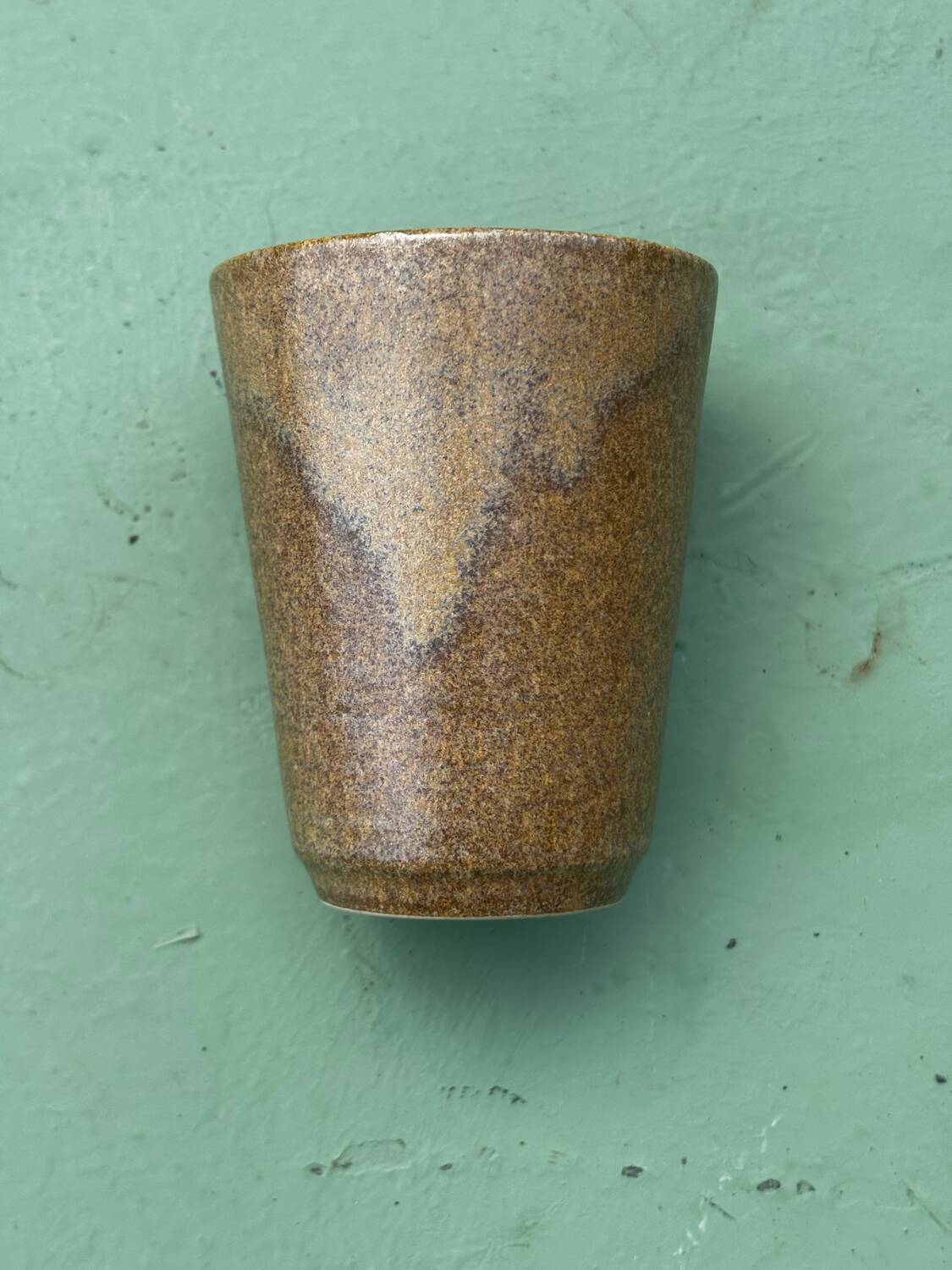 Vintage lot de 3 verres gobelets Digoin en grès