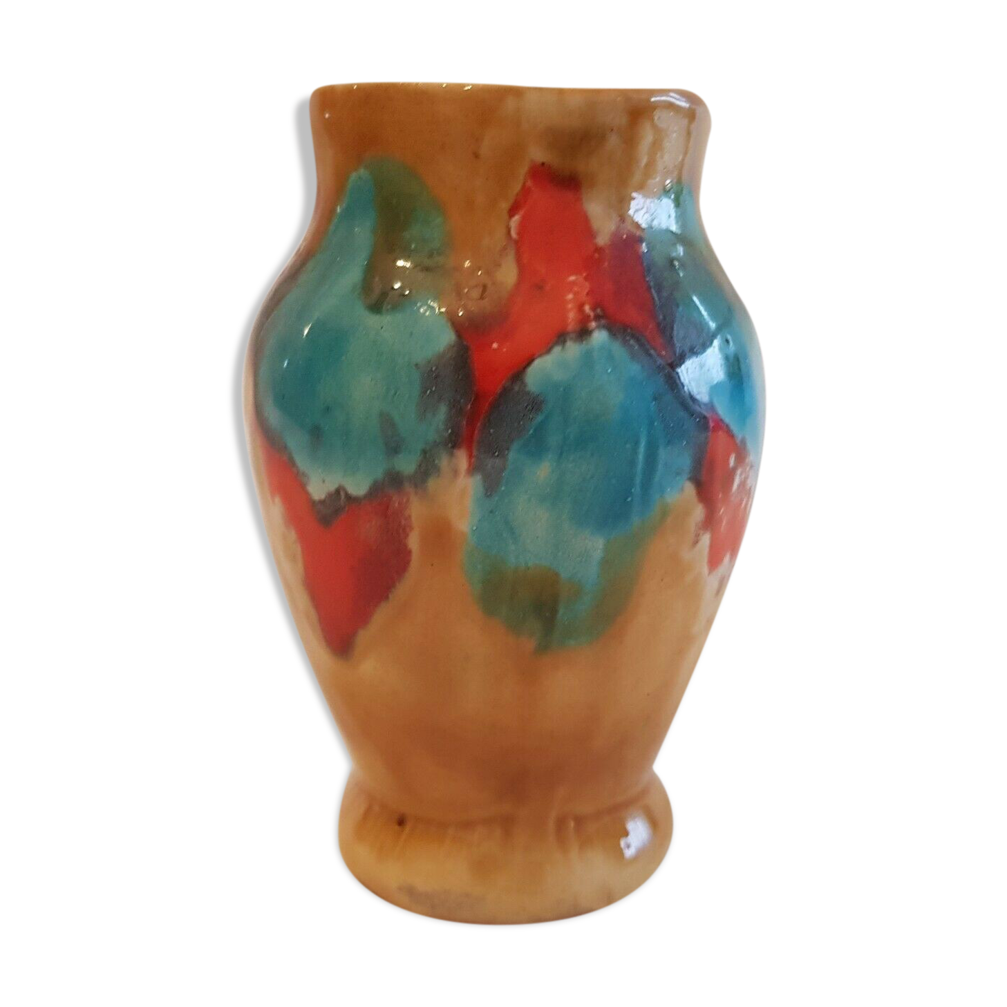 Vase céramique émaillée poterie d'Anduze Selency