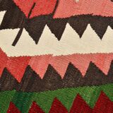 Tapis Kilim tribal tissé à la main 5x7, 155x232Cm