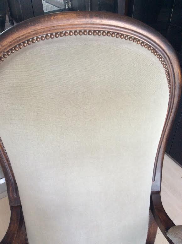 Old voltaire armchair