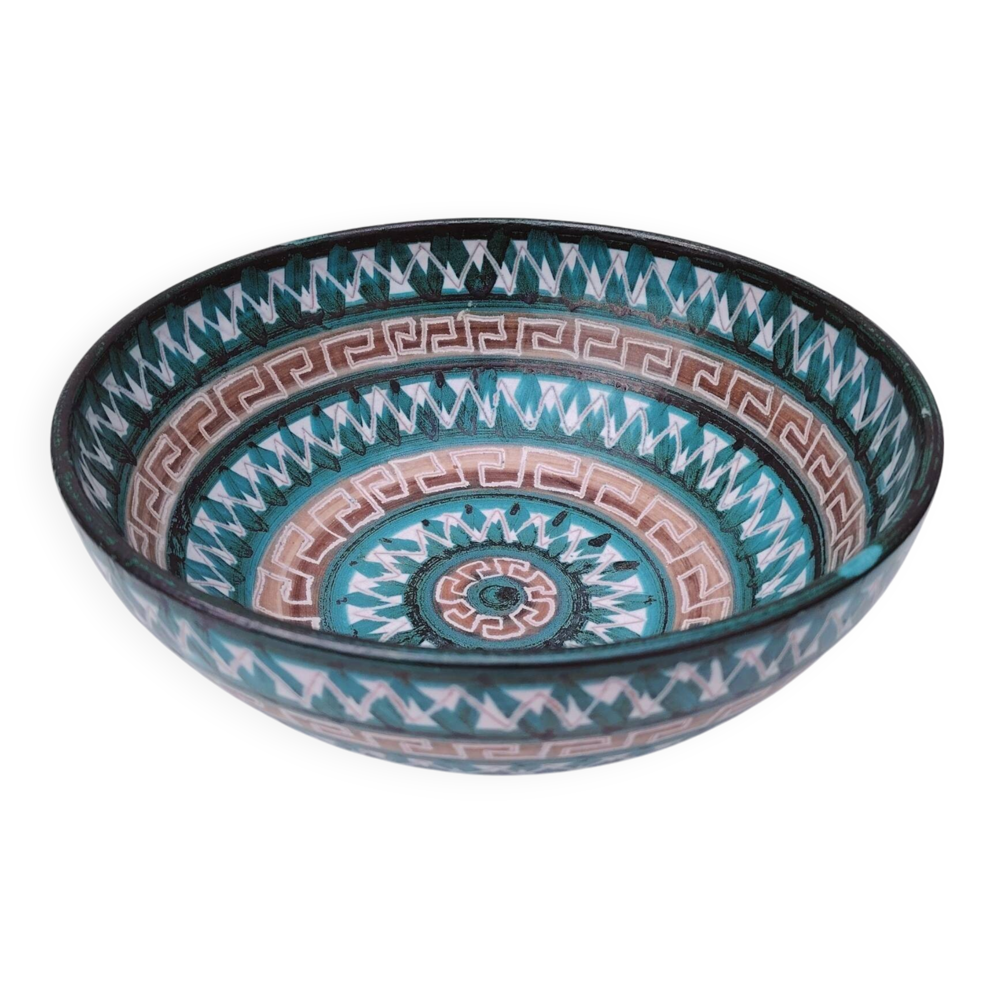 Robert Picault Vallauris ceramic salad bowl
