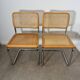 Pair of Cesca chairs by Marcel Breuer B32 made in Italy
