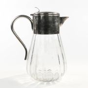 Art Deco wine jug, glass, Germany, 1920s