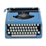 Blue Typewriter Brother Nogamatic 200 - vintage 70s - RUBAN NEUF provided
