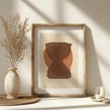 Painting on paper - rock - signed eawy