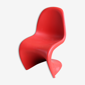 Vitra chair Verner Panton red