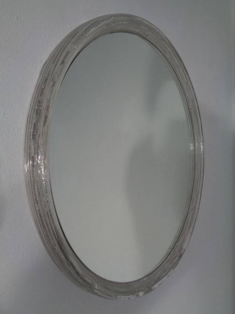 Large acrylic glass mirror, 1970s