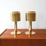 Pair of model B142 brass table lamps by Hans-Agne Jakobsson