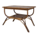 Vintage 1960s Italian design bamboo and wood side table