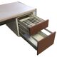 Bureau industriel vintage inox ATAL