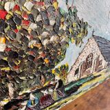 Oil on wood signed Delacourt