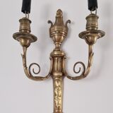 Louis XVI style bronze wall lamp
