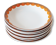 Suite 10 soup plates Winterling Bavaria 70s vintage 70's space age