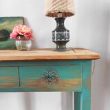 Patinated Balinese console