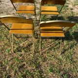 4 folding opera chairs from the 70s